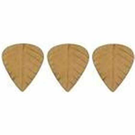 CLAYTON Exotic Leaf Wedge Guitar Picks, 3PK ELW/3